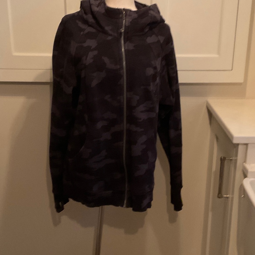 Lululemon Camouflage Zip-Up Hoodie